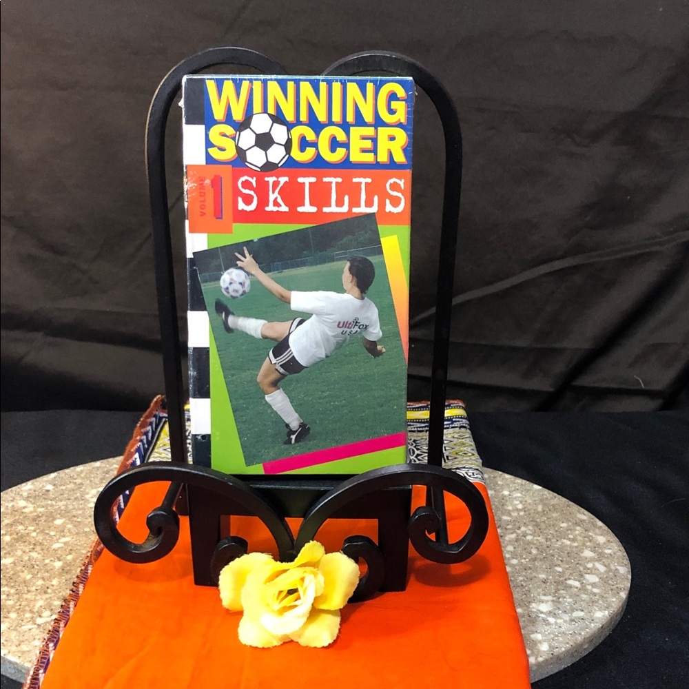 Winning Soccer Skills Book - Orange, Blue, Green Cover / VHS